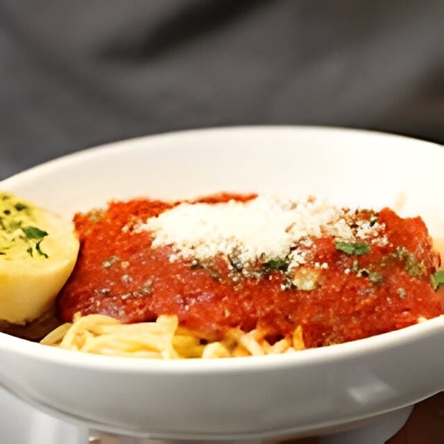 Spaghetti or Mostaccioli.