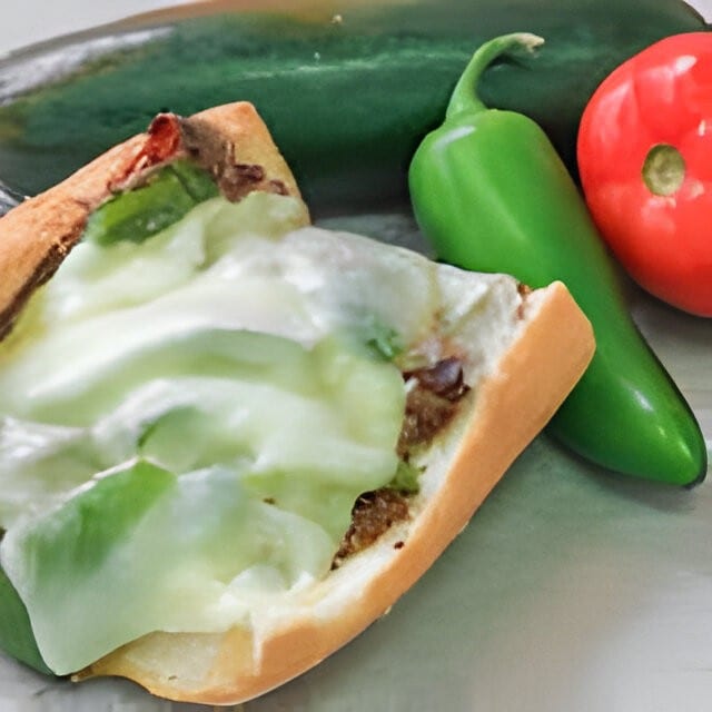 Cheezy Beef Sandwich.