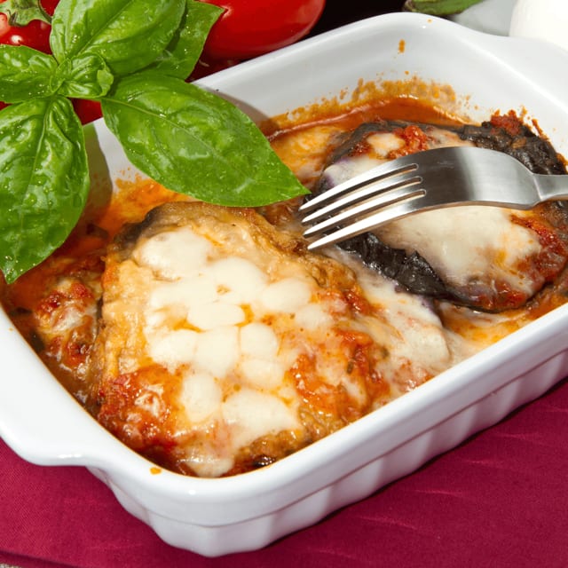 Eggplant Parmigiana.